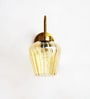 Fluted Gold Down Tulip Wall Light