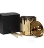 Fluted Gold Stainless Steel Ice Bucket