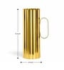 Gold Fluted Jug