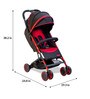Fly Light Stroller cum Pram in Red & Black Colour