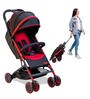 Fly Light Stroller cum Pram in Red & Black Colour