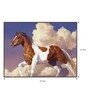 Fly Blue Canvas Framed Wildlife Art Print