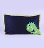 Blue Cotton Dinosaur 90 x 60 Inch Quilt Set (with Pillow and Cushion)