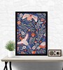 Flying Birds Texture Paper Framed Art Print 