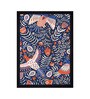 Flying Birds Texture Paper Framed Art Print 