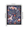 Flying Birds Texture Paper Framed Art Print 