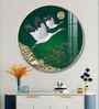 Flying Crane Acrylic Round Wall Art