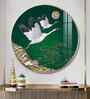 Flying Crane Acrylic Round Wall Art