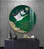 Flying Crane Acrylic Round Wall Art