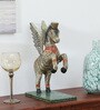 Flying Horse Multicolour Wood Figurines