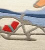 Multicolor Character Wool 3 ft x 5 ft Kids Carpet