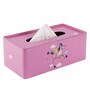 Flying Unicorn Pink Aluminium Tissue Box
