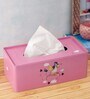 Flying Unicorn Pink Aluminium Tissue Box