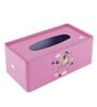 Flying Unicorn Pink Aluminium Tissue Box