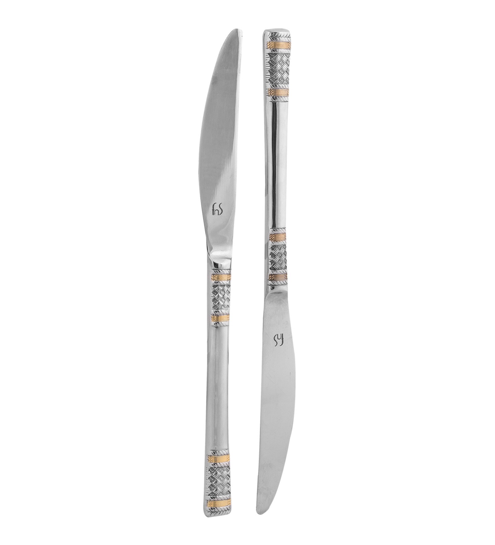 Buy FNS Celebrate Stainless Steel Dinner Knife Set of 2 Online