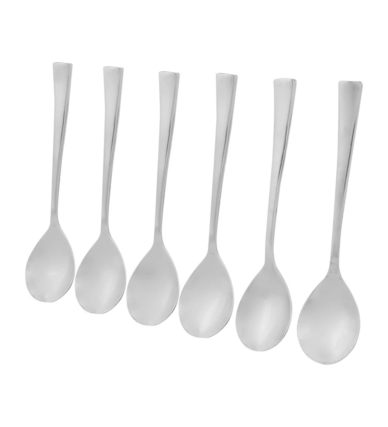 Buy FNS Slimline Stainless Steel Baby Spoon Set of 6 Online Spoons