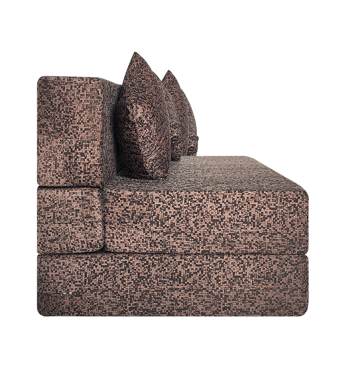 Buy Foldable (72x72) 4 Seater King Size 7 inches Foam Sofa Cum Foldable