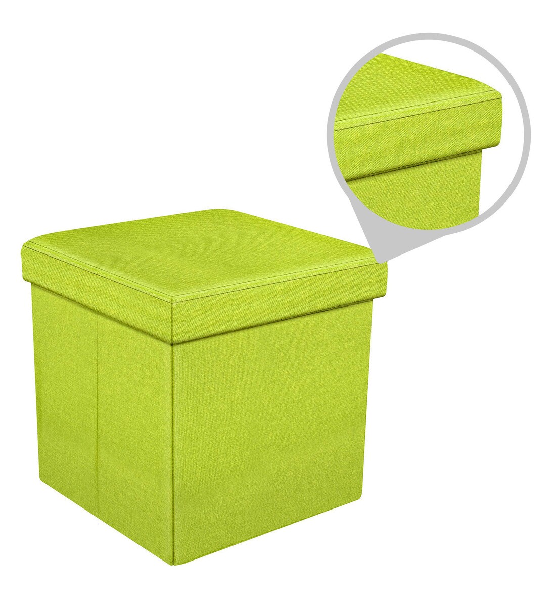 Buy Ottoman In Green Colour by Storyhome Online Ottomans Seating Furniture Pepperfry