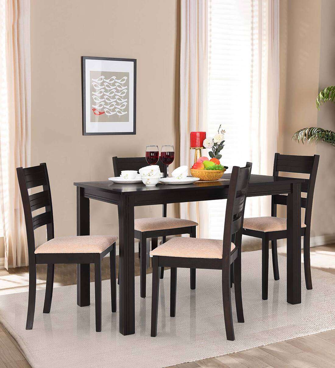 Black colour best sale dining table