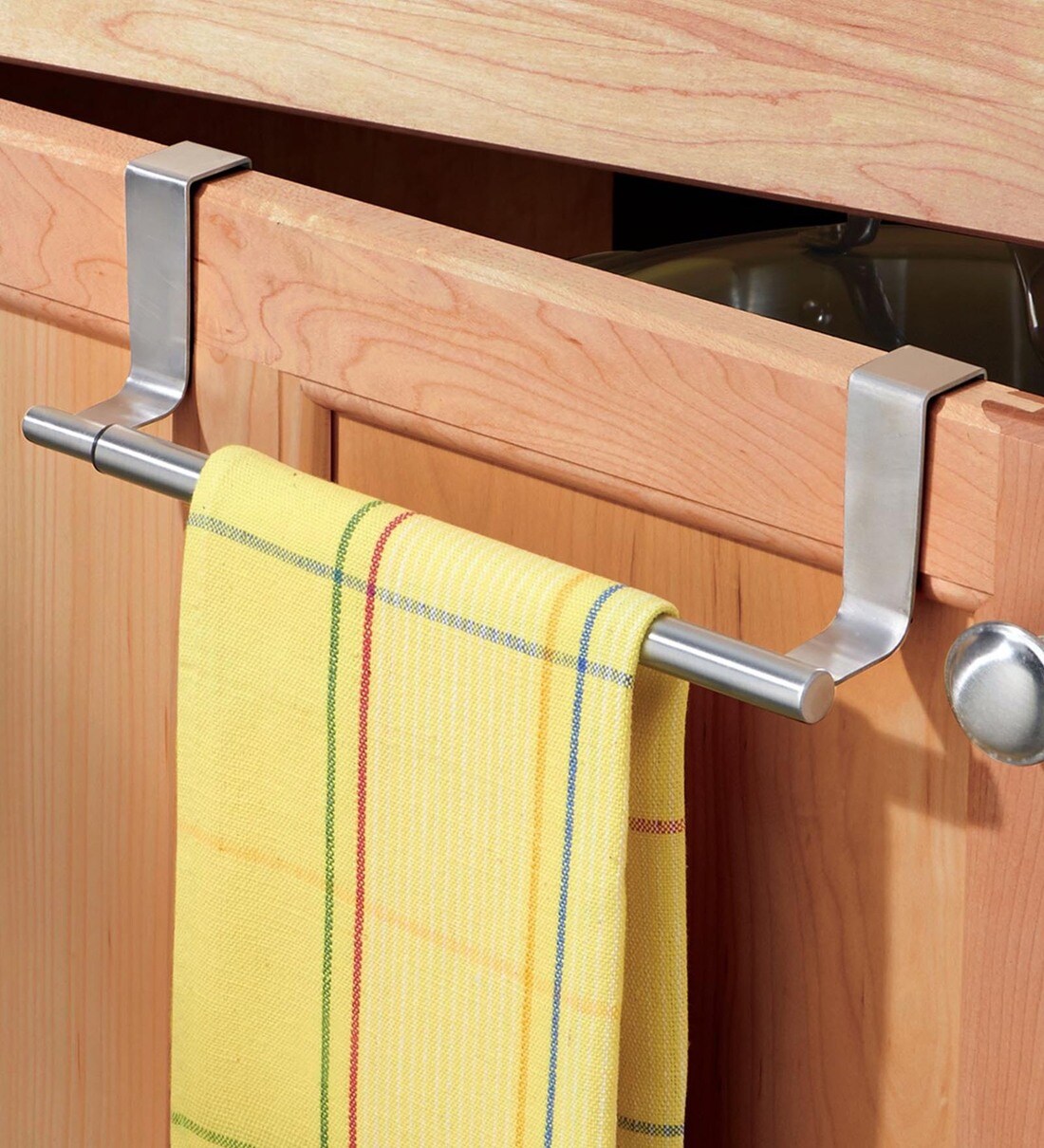 Buy Stainless Steel Silver Over the Towel Holder (Length 9.3