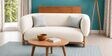 Forum  Beige Suede Upholstery 2 Seater Sofa Set
