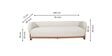 Forum  Beige Suede Upholstery 3 Seater Sofa Set