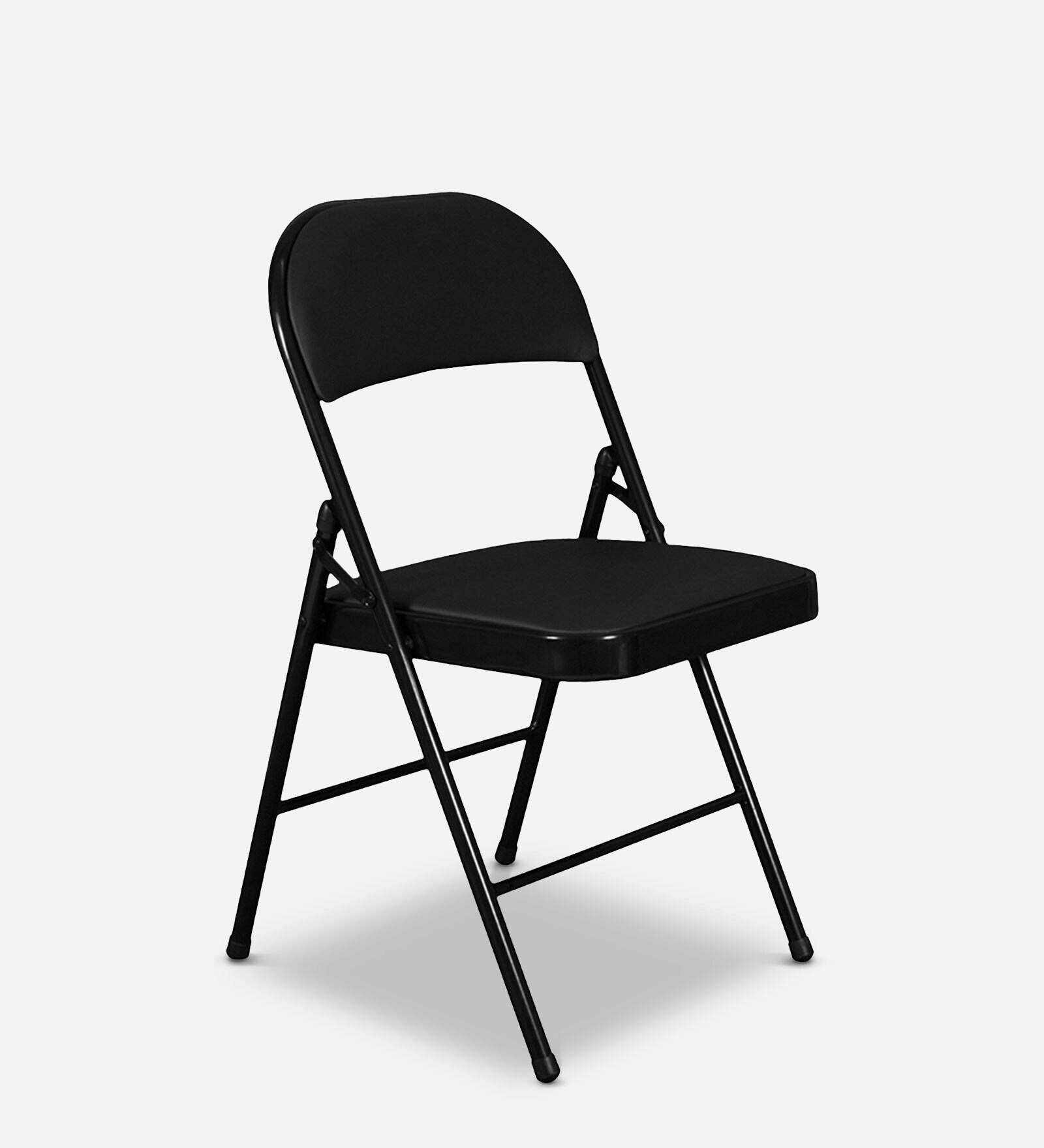 Buy Folding Metal Chair in Black Colour By Storyhome Online Metal