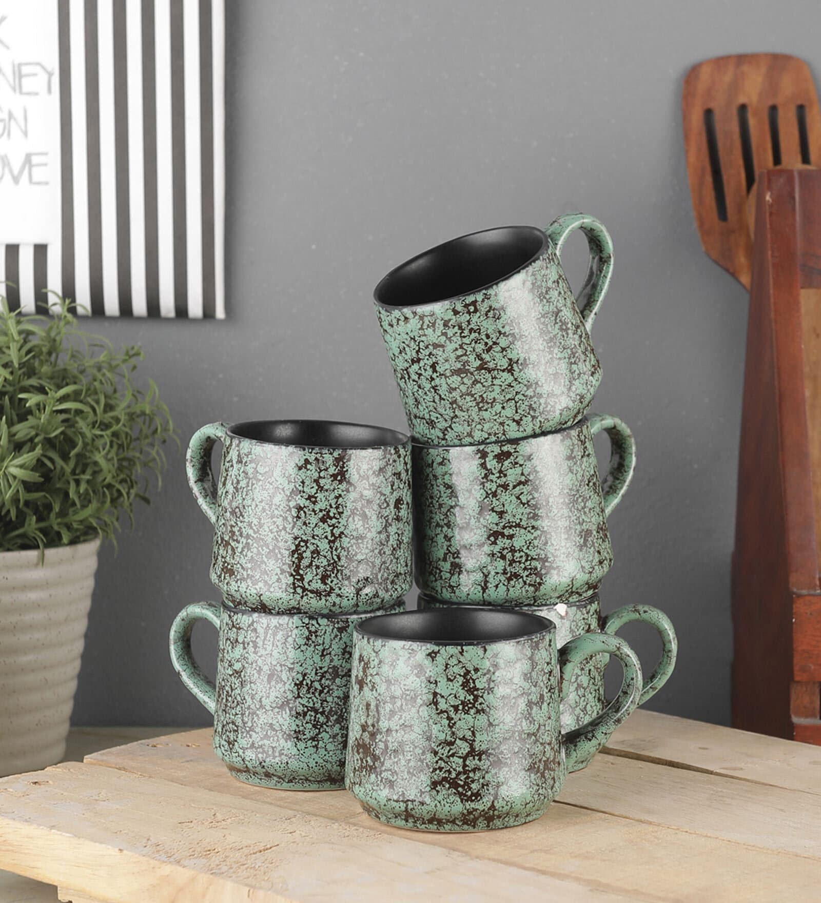 Foliage 250ml (Set of 6) Coffee Mug