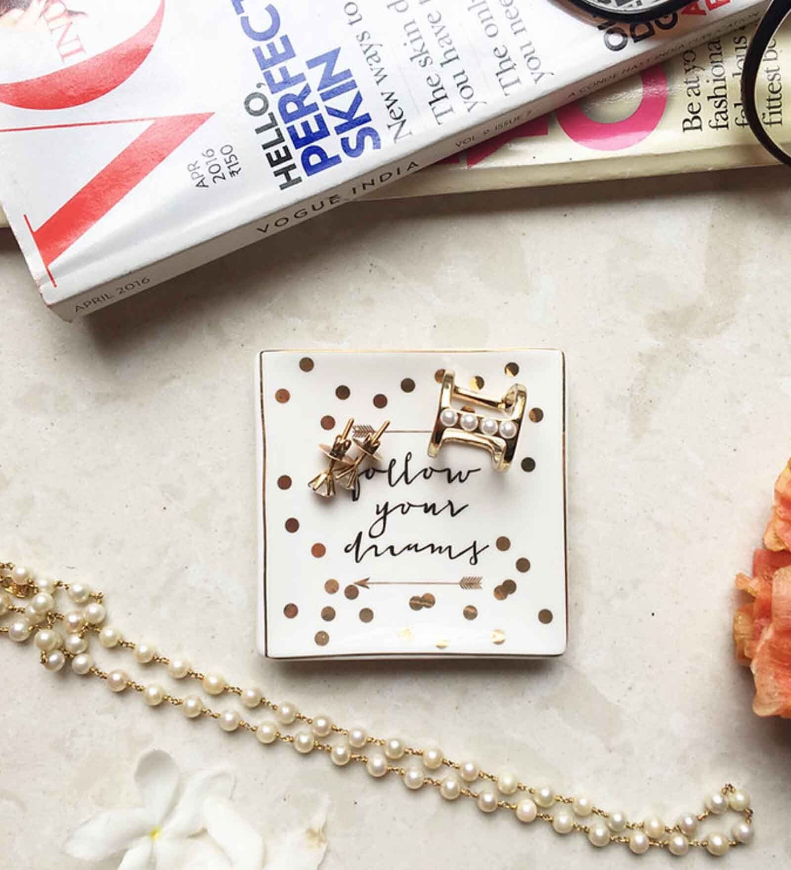 Follow Your dreams Trinket Dish