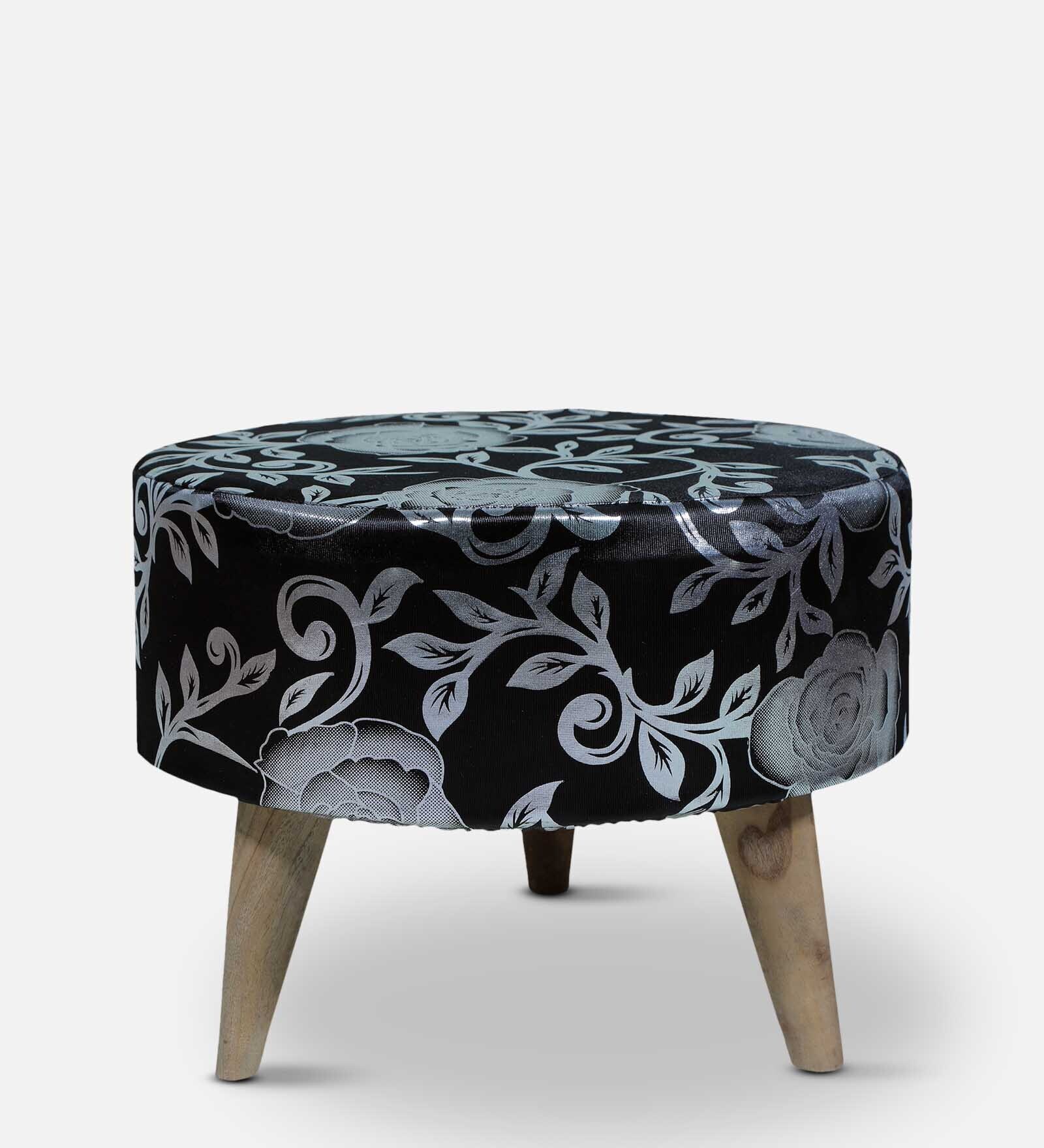 Foot Stool in Black Colour