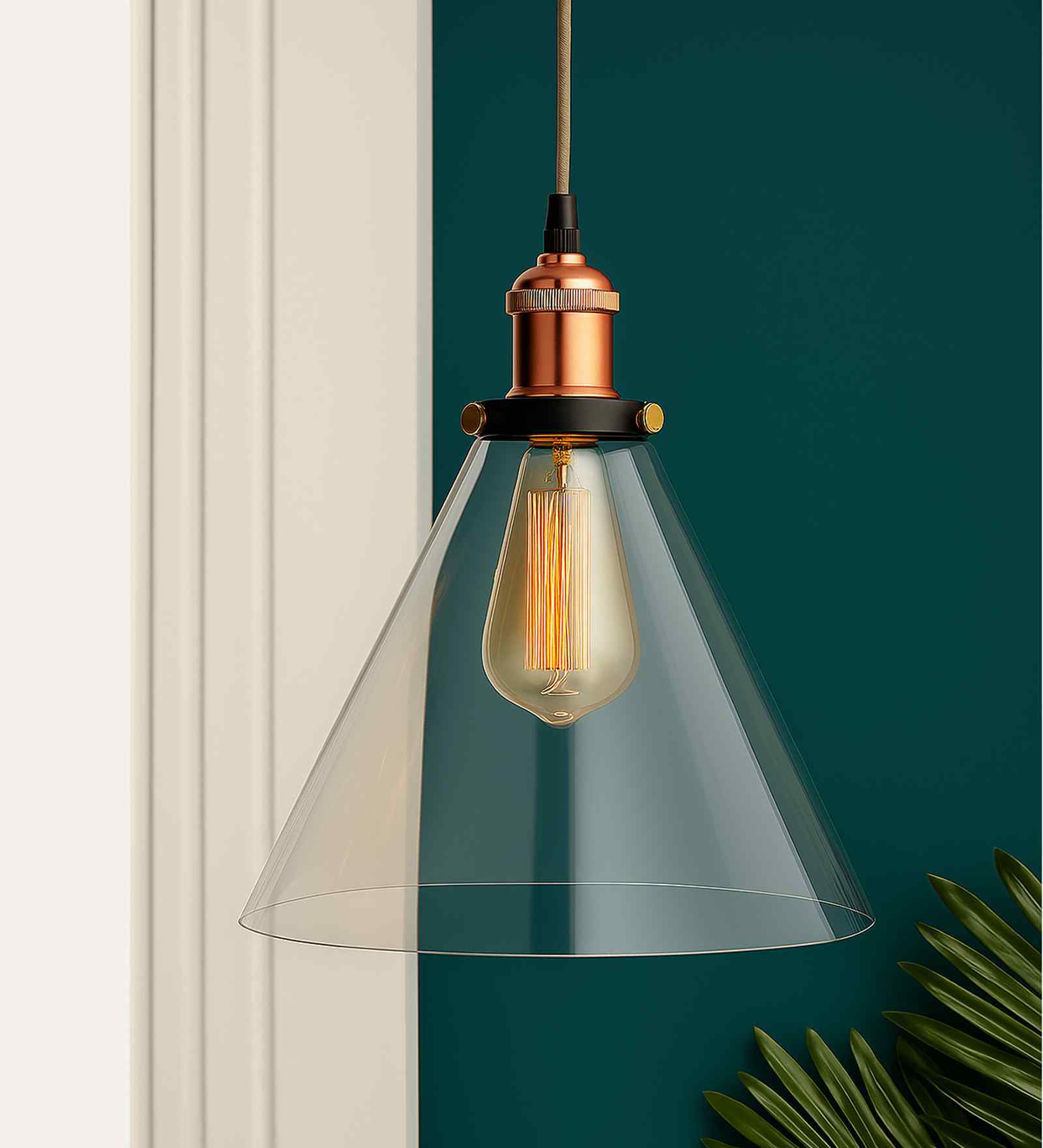 Forli Transparent Glass Hanging Light