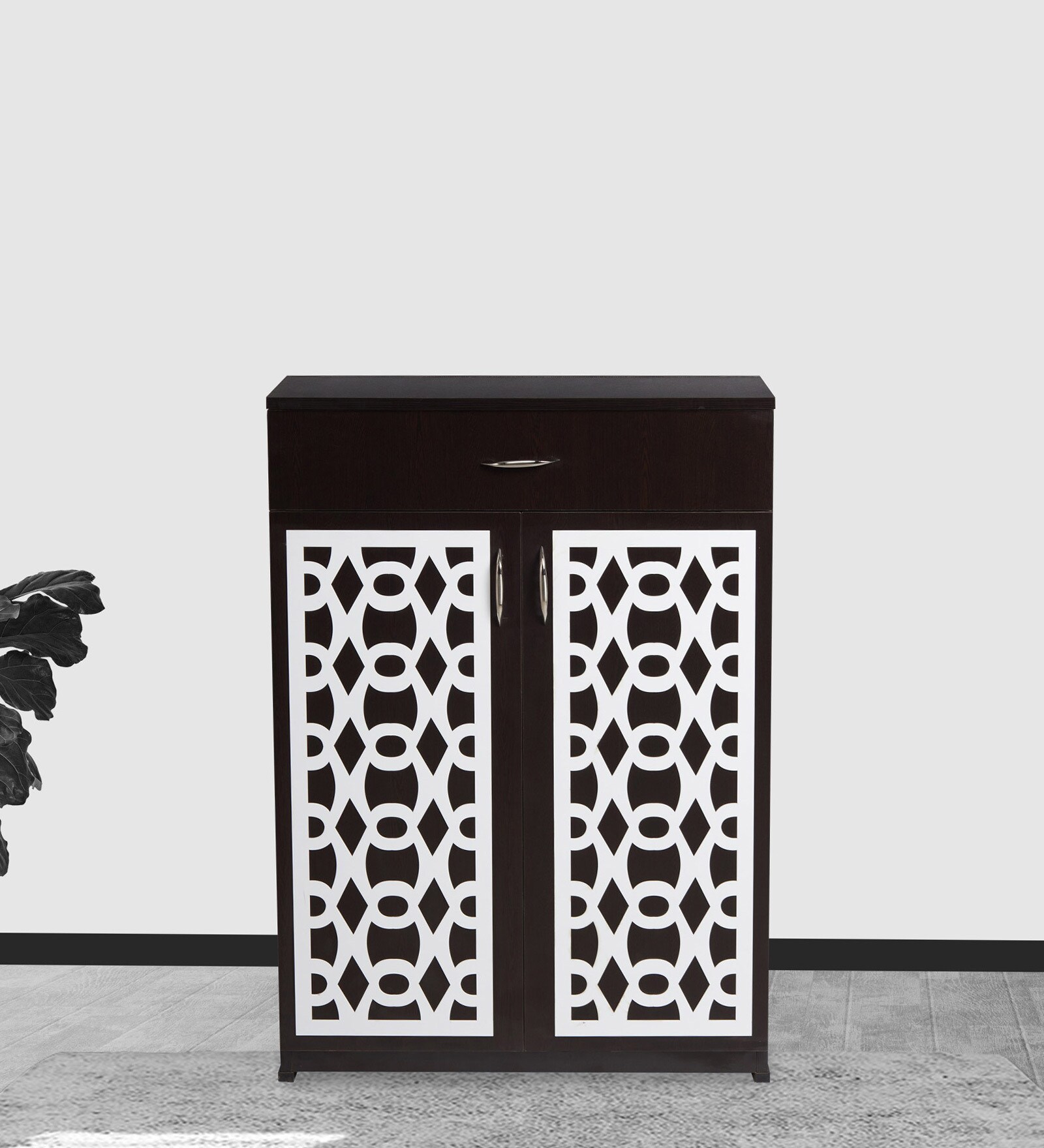 Fort Mordern Shoe Cabinet In Wenge Finish