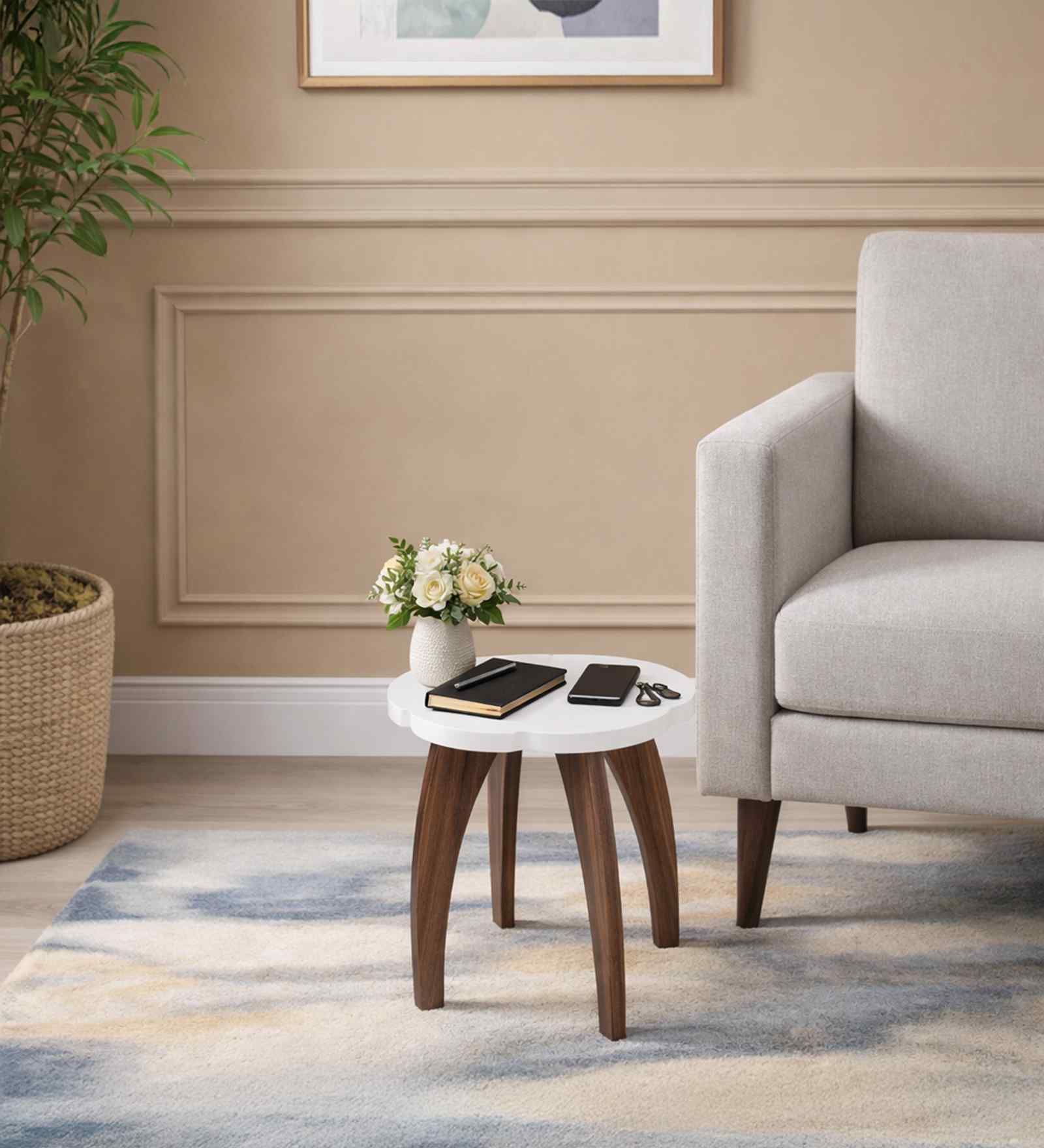 Eldrin End Table in Dual Finish