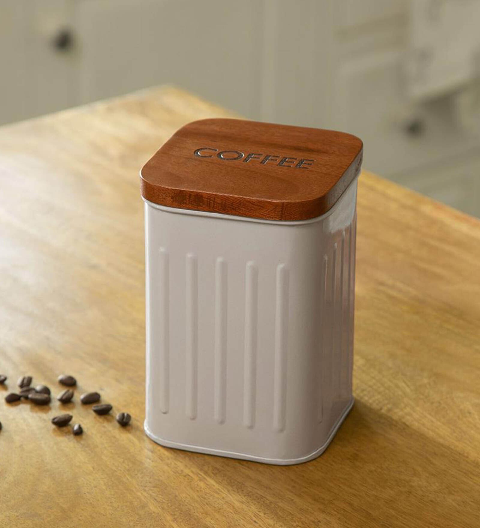 Four Square 1 Ltr Metal Coffee Container