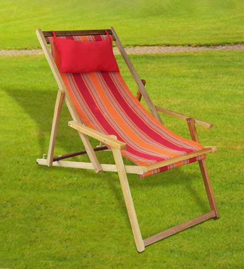 Buy Foldable Outdoor Relax Chair In Sunrise Stripe By Hang It