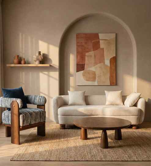 Fou Sofa In New Teal Light Finish