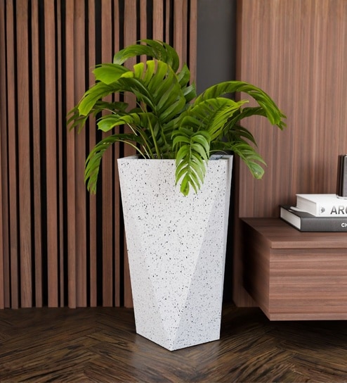 Marble White German Polymer Diamond Shape Planter Dmd 24 Inch-image-16