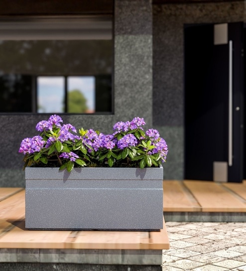 Grey German Polymer Rectangular Planter Gt 24 Inch-image-34