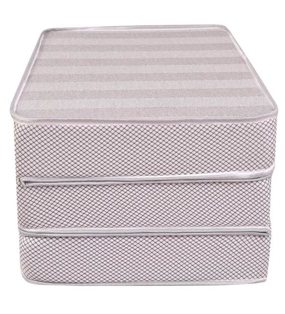 Buy Travelite TriFold 4 Inch Queen Size (72x60) Foam Folding Mattress in Grey Colour by