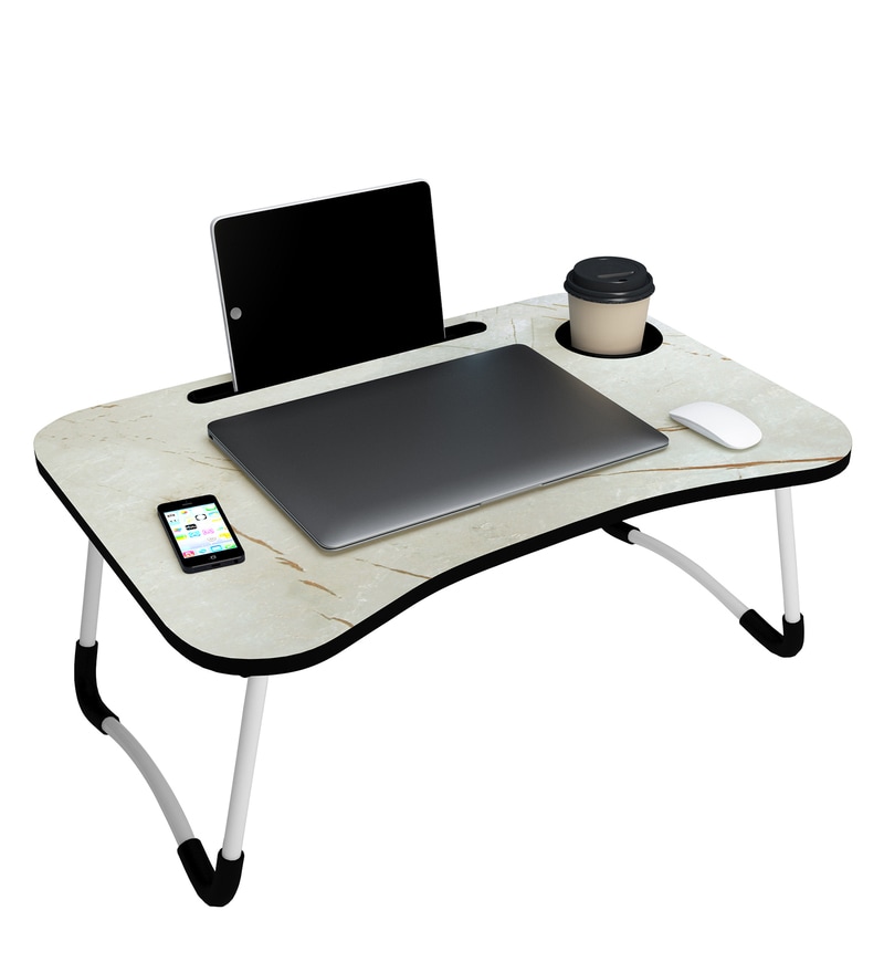 grey laptop table