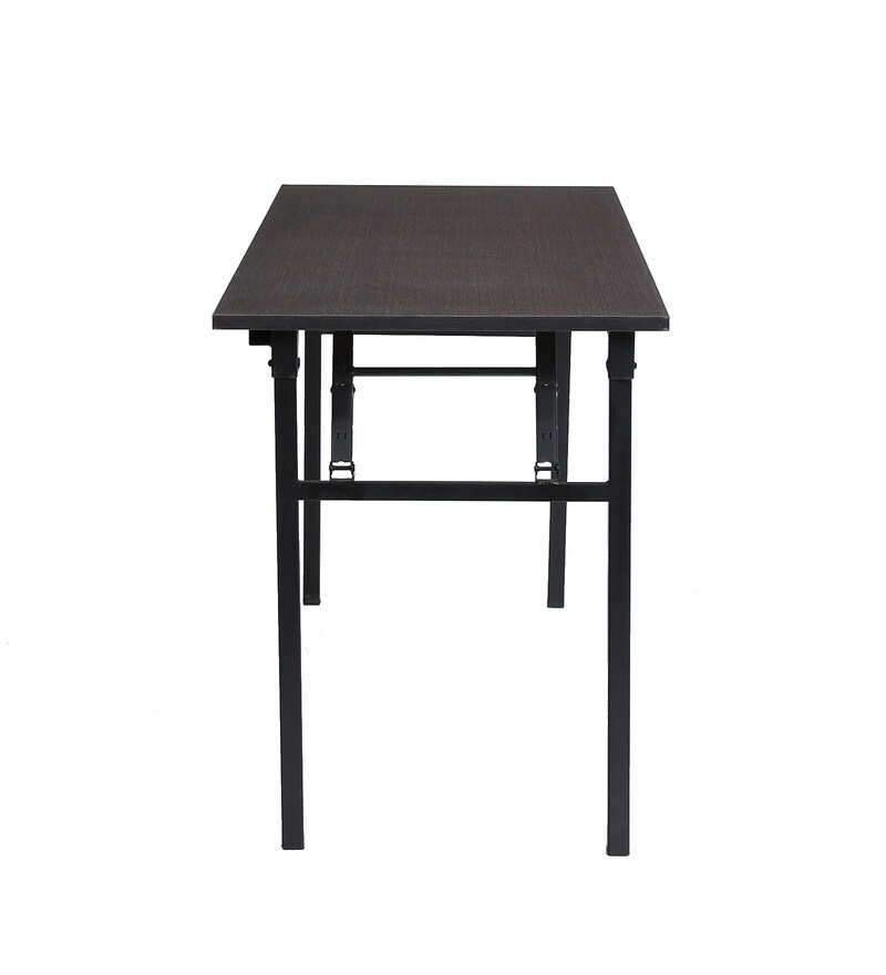 Buy Foldable Study Table in Wenge Finish by Decorative Online