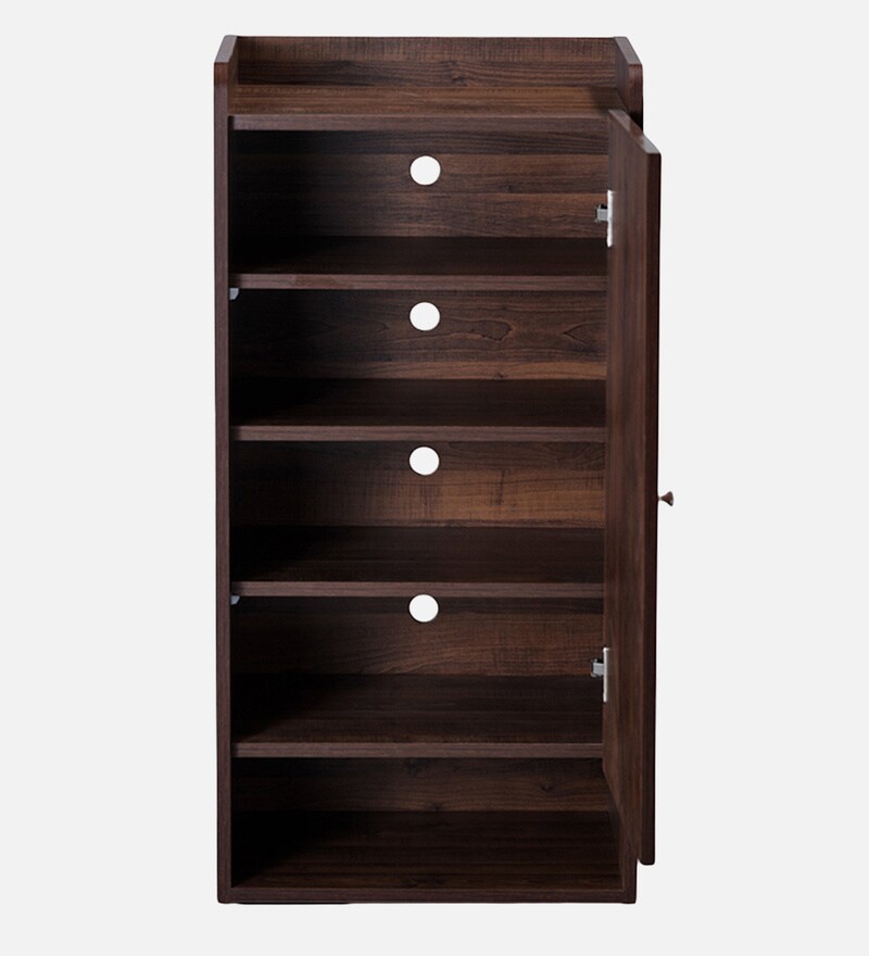 Sleepyhead Shoe Rack Buy Footsie 2 Door Shoe Rack with Seating in Dark Walnut Finish Online ...