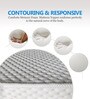 Bliss (78x72) Foam King Size Mattress Topper in White Colour