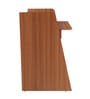 Focuspro Brown Colour Hutch Desk With Storage In Walnut Finish Focuspro Brown Colour Hutch Desk With Storage In Walnut Finish