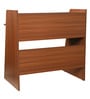 Focuspro Brown Colour Hutch Desk With Storage In Walnut Finish Focuspro Brown Colour Hutch Desk With Storage In Walnut Finish