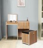 Fold Dressing Cabinet In Choco Walnut Finish