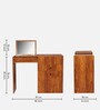 Fold Dressing Cabinet In Tan Finish