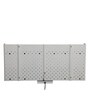 Fold Wall Mounted Writing Table in White & Slate Grey Colour