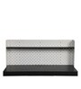 Fold Wall Mounted Writing Table in White & Slate Grey Colour