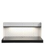 Fold Wall Mounted Writing Table in White & Slate Grey Colour